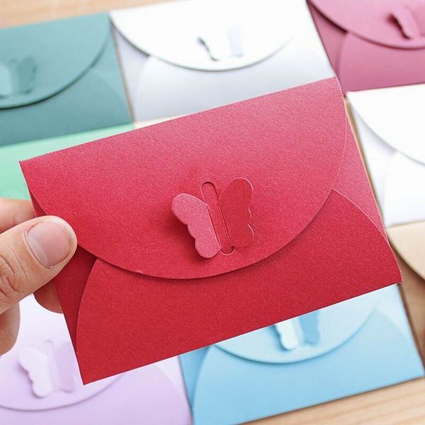 

1000 pcs small envelope for vip cards, message cards packing mini size