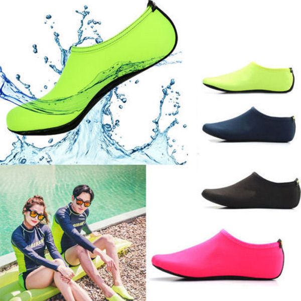 

water sports diving socks swimming snorkeling non-slip seaside beach shoes equipped with anti-skid yoga shoes, Black