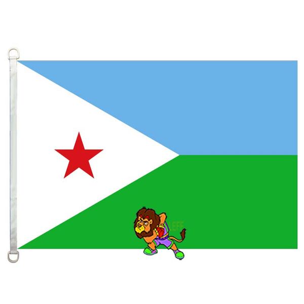 

djibouti flag flag,90*150cm ,100% polyester, banner,digital printing