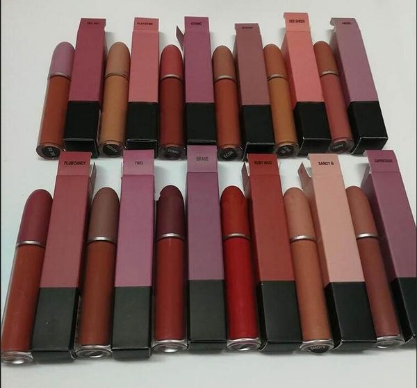 

M c brand lip tick new makeup matte lip tick lip lip glo 12 color dhl hipping