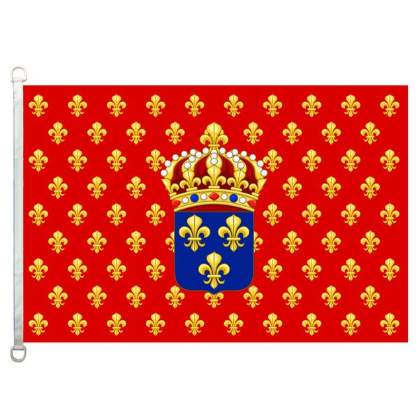 

good flag]kingdom of france flags banner 3x5ft-90x150cm 100% polyester country flags, 110gsm warp knitted fabric outdoor flag