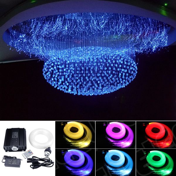 2019 New Dmx Colorful Fiber Optic Star Light Ceiling Kit Light 0 75mm 4m Optical Fiber 45w Rgb Led Light Engine 28key Remote From Dison1988