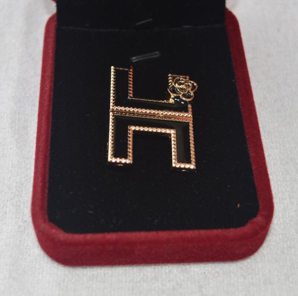 

Fashion creative style simple drop oil English brooch rectangular brooch suit badge badge