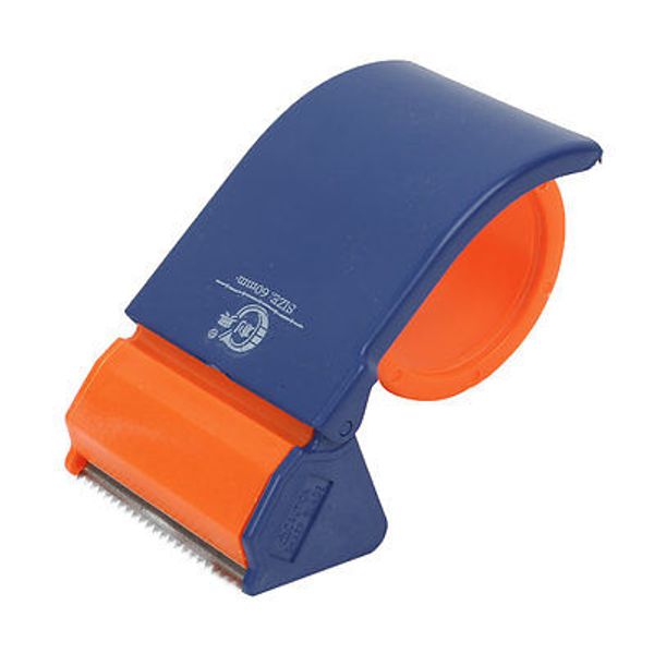 

orange blue 65mm wide packing sealing adhesive tape cutter dispenser