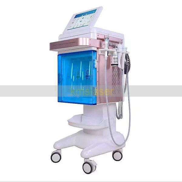 Profissional Care Face Oxygen Jet Peel Vertical 5 em 1 Hydra Microdermoabration Bio Current Ultrassom Machine