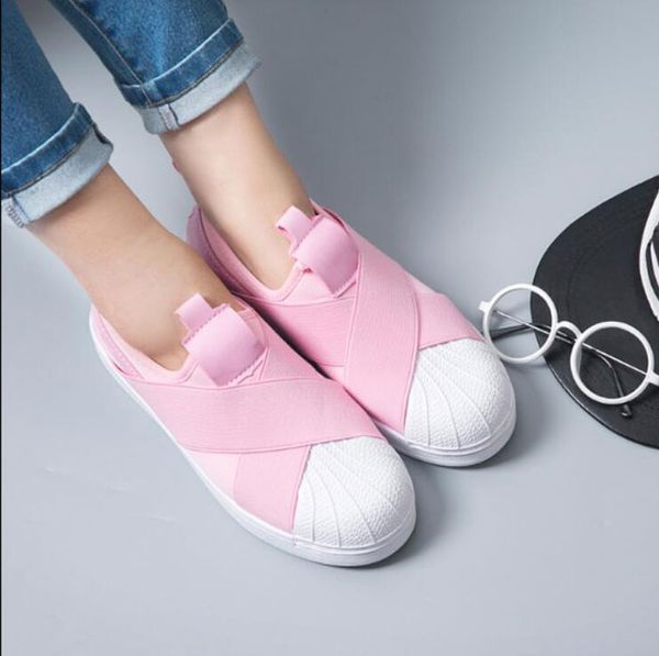 superstar slip on mens Pink