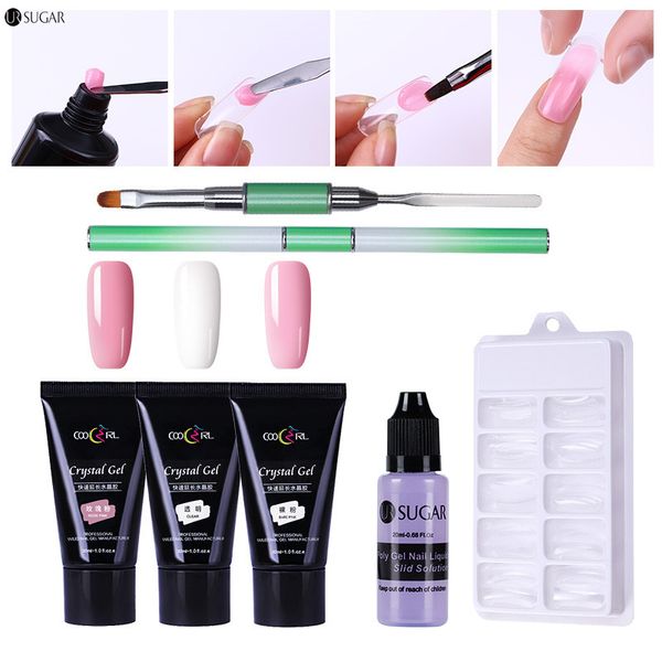 Nails Kit 30ml Uv Gel French Nails Art Manicure Tips Nails Build