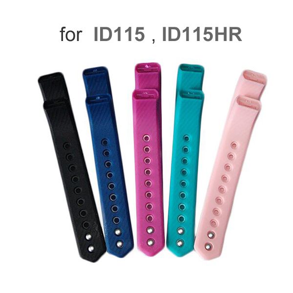 

Free Shipping 5 Colors ID115 Replacement Wristband Band Strap Bracelet for for ID115 / ID115hr Bluetooth Fitness Smartband
