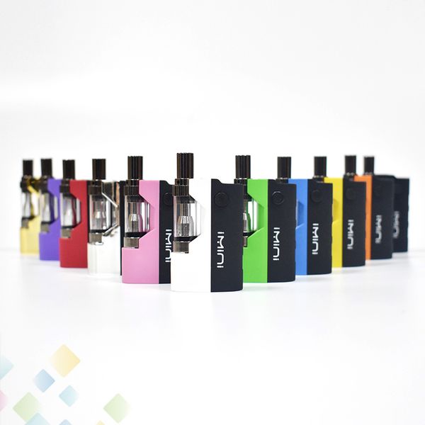 

Original imini Thick Oil Kit Built-in 500mAh Battery Box Mod 510 Thread 0.5ml 1.0ml Liberty V1 Tank Cartridge DHL Free
