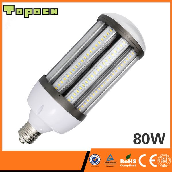 Topoch conduziu a luz de milho 80W 100 W 120W 120lm / W UL CE Listado 250W-400W MHL / HPS MOGUL MOGUL Base IP64 Grande iluminação