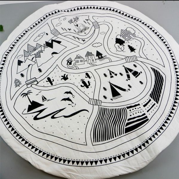 Baby Play Mat Child Toys Rug Gym Large Baby Play Mat Puzzle Cotton