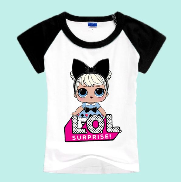 

Бесплатная доставка 67723 дети мультфильм lol смешные футболки дети лето Детская оде