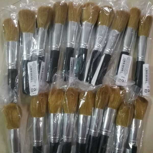 

10 pcs/lot minerals cosmetic brush with wool and wood handle,powder brush,blush brush, soft makeup tool.ing