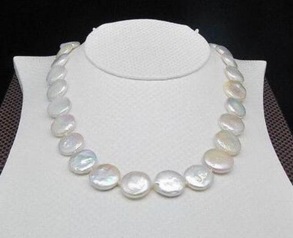 

ll<<< natural 12-13mm white south sea pearl necklace 17, Silver