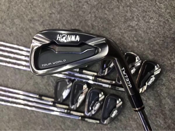 

New 10pc tw737p iron et black tw golf forged iron golf club 3 11 w teel cover