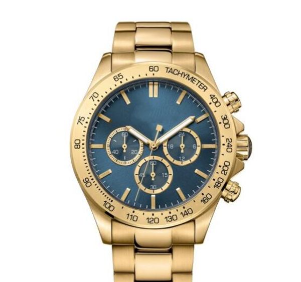 

2018 chronograph stainless steel gold-plated watch 1513340, Slivery;brown