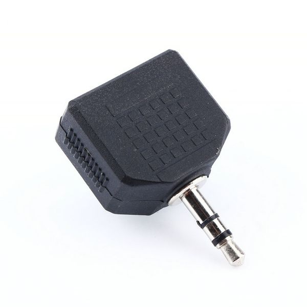 Plugue de áudio de 3,5 mm 1 a 2 fone de ouvido divisor de fone de ouvido Divisor de áudio para MP3 MP4 Celular Tablet PC Universal