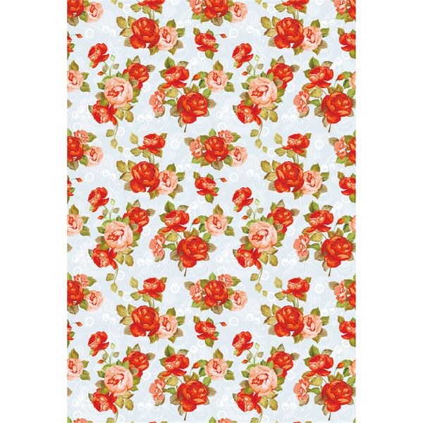 2020 Digital Printed Red Roses Floral Photography Backdrops