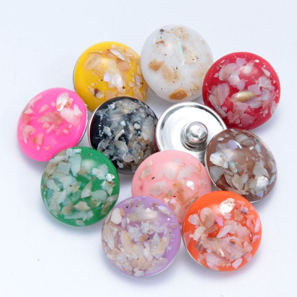 

noosa chunks snaps jewelry imitate stone resin 18mm snap buttons for snap button bracelet necklace jewelry