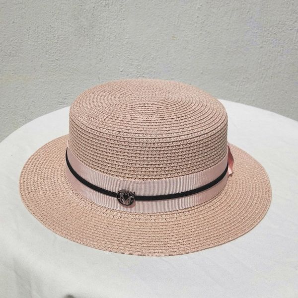 

woven 2018 summer bowknot m brim hat straw lady hat label pink flower decoration stingy beach xsweo, White;black