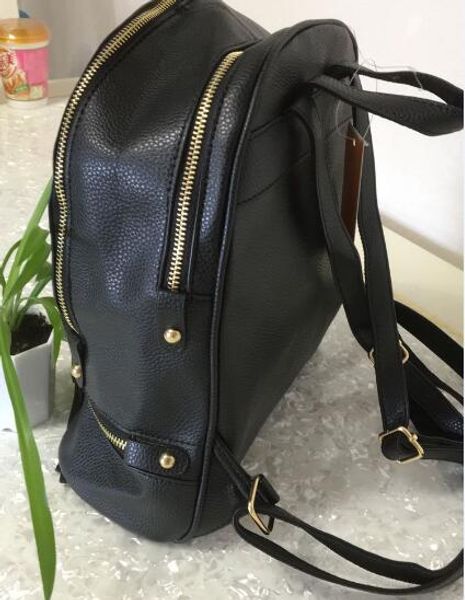 

AAA QUALITY backpacks designer 2017 fashion women lady black red rucksack bag charms free shipping luxury designer handbags lady backpacks