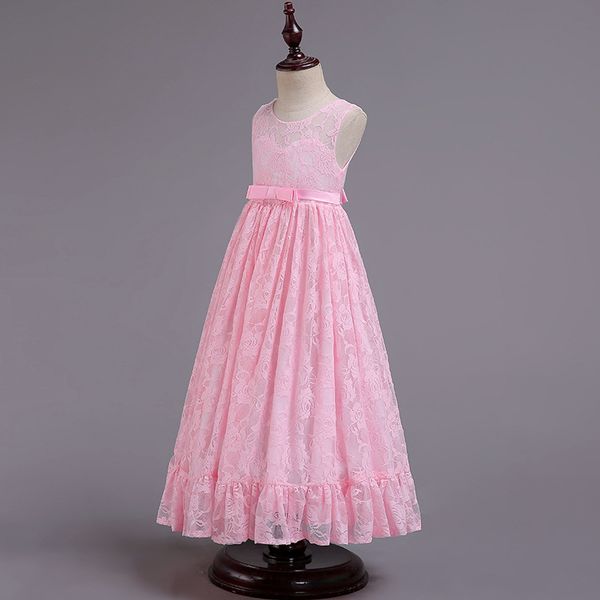 Crew Lace Cheap Flower Girl Dresses Simple Cheap A Line Floor