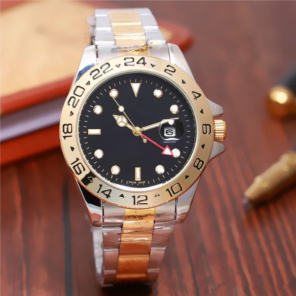 

40 мм мужские роскошные часы лучший бренд класса люкс мода полностью функциональн