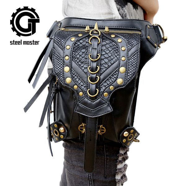 

steelsir 2017 new multi style steam punk retro rock victorian shoulder bag men and women messenger fashion travel waist bags