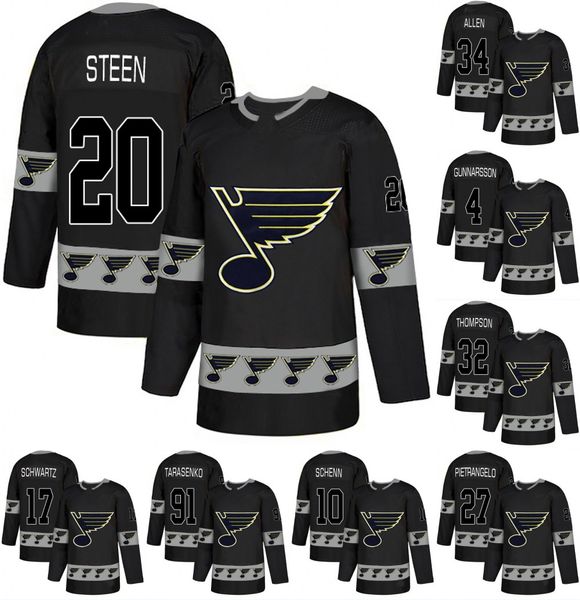 

Men 20 Alexander Steen Jersey St. Louis Blues 91 Vladimir Tarasenko 10 Brayden Schenn 34 Jake Allen Hockey 4 Carl Gunnarsson Jerseys Black
