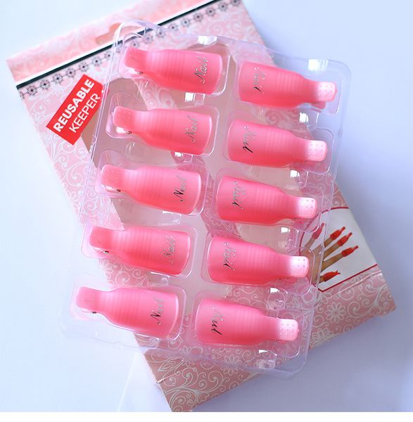 

plastic acrylic nail art soak off uv gel nail polish remover wrap clip cap nails nail tools