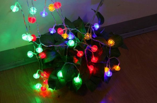 10m100 Led Lantern Small Lantern String Lights Outdoor Wedding Arranged Marriage Ornaments Home Furnishings Ac110v 250v Christmas Decor Christmas