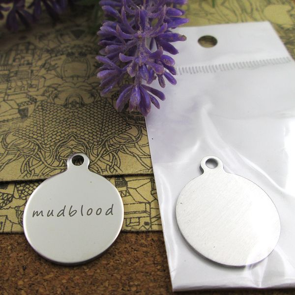 

40pcs--"mudblood"stainless steel charms more style for choosing diy charms pendants for necklace, Bronze;silver