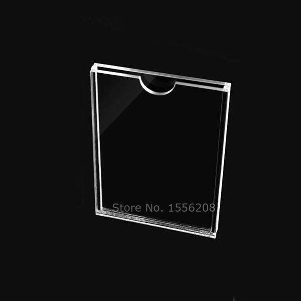 

clear ad acrylic wall mount picture holder flyers cards ps display panel