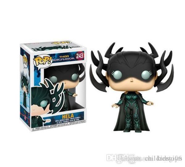 

dhl fast ship promotion funko pop thor: ragnarÃ¶k hela vinyl action figure with box #210 popular toy gift good quality