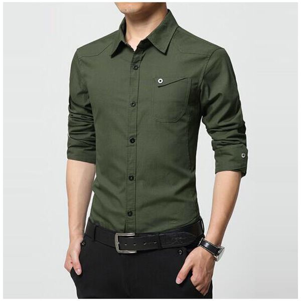

trade new men's shirt long-sleeved korean version of the self-cultivation youth casual shirt men's clothing 4xl, White;black