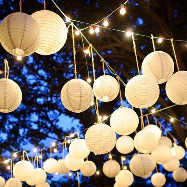 Round Chinese Paper Lantern Birthday Wedding Party Decor Gift