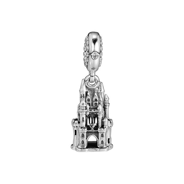 

2018 autumn 925 sterling silver jewelry regal castle dangle charm beads fits bracelets necklace for women jewelry making, Bronze;silver