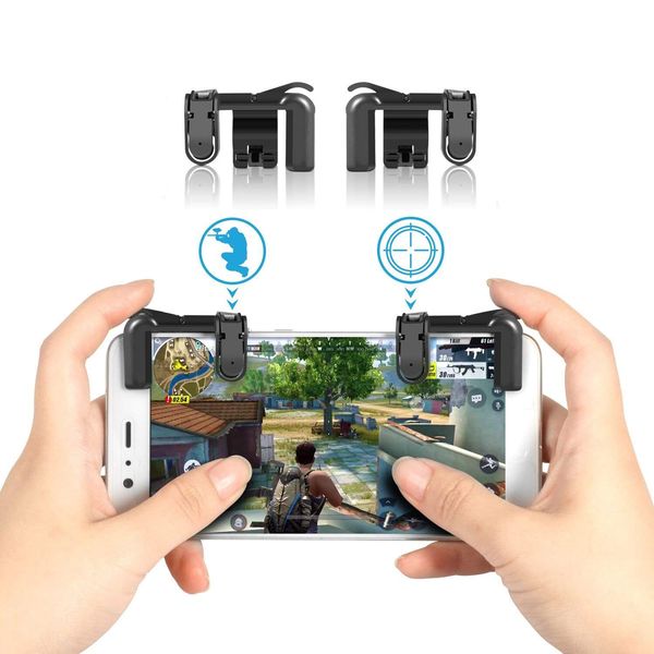 Mobile Game Controller Sensitive Shoot And Aim Triggers For - 