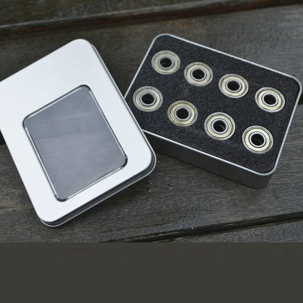 

16pcs/pair skateboard bearings 608zz abec-7 chrome steel roller skate bearings ice skate