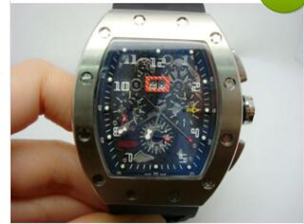 

Men 039 port watch ell luxury watche mechanical automatic wri twatch black rubber trap