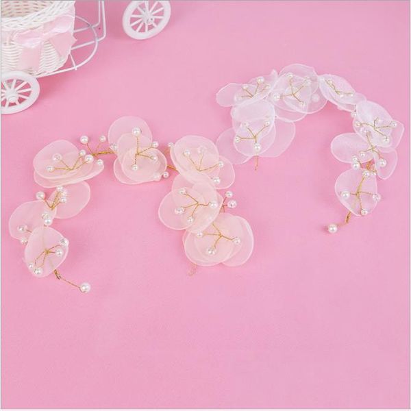 

невесты, корейский ручной работы, твердые шелковые цветы, свадебные головные уборы, гирлянды, гирлянды, аксессуары, Slivery;golden