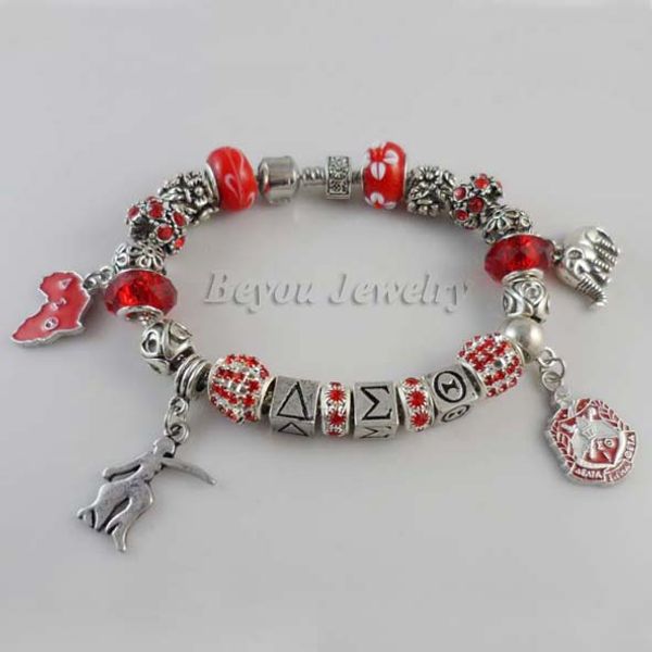 

delta sigma theta sorority letter elephant bracelet 1 pc ing, Black