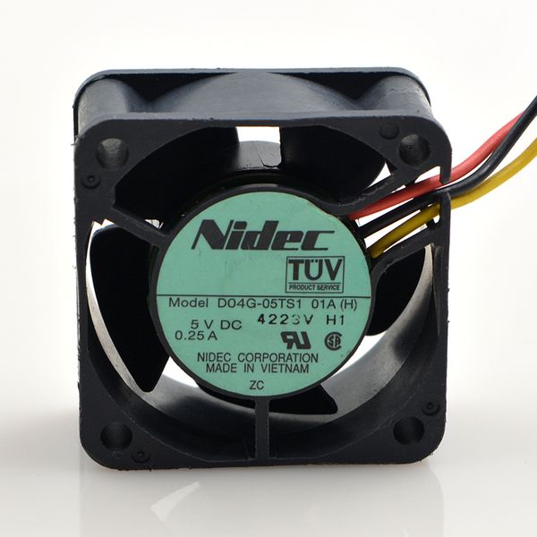 

japan electric nidec d04g-05ts1 5v 0.25a 40204 cm double ball fan