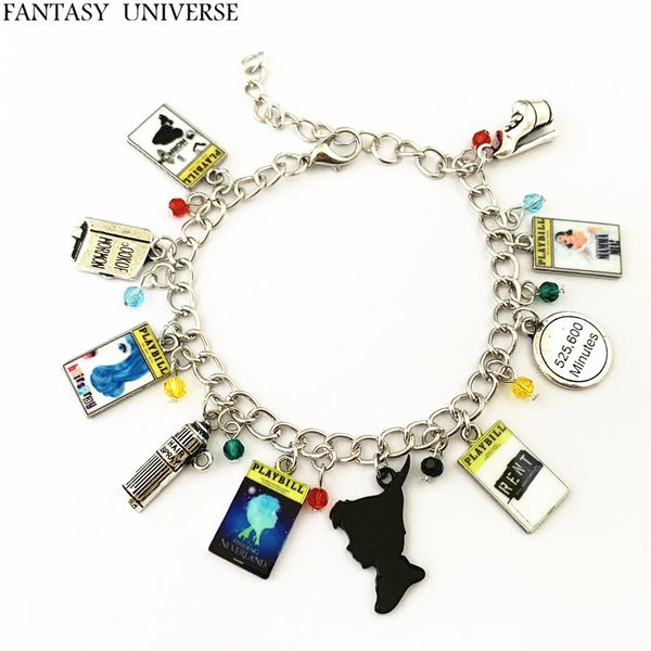 

fantasy universe hipping 20pc a lot charm bracelet hrffgfksd01, Golden;silver