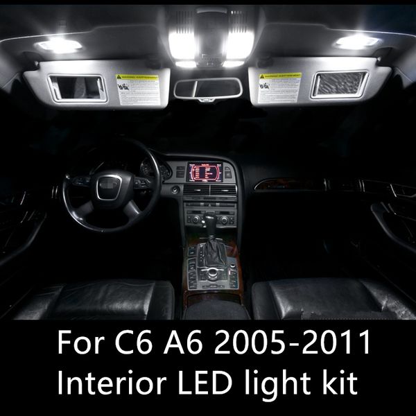 2019 Error Free Auto Led Bulbs Car Interior Lights Kit Dome Lamps For Audi A6 C6 Rs6 Accessories 2005 2011 Led Interior Light From Molls 20 11