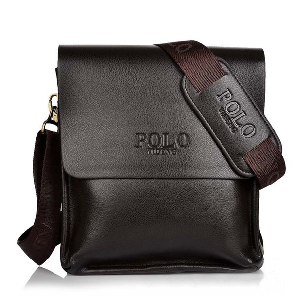 

christmas 2017 brand men's pu leather briefcase fashion handbags for man homme marque male bag for a4 documents black 1-79