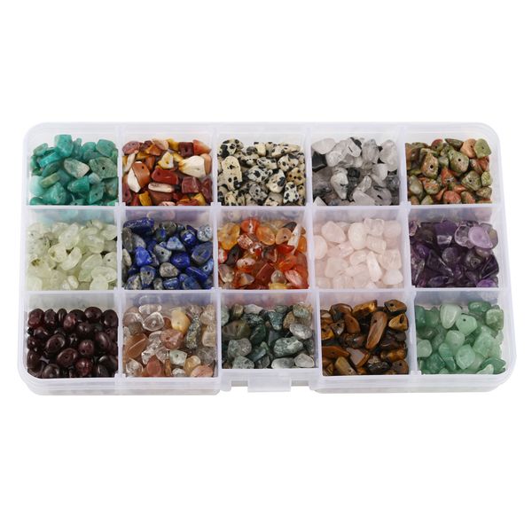 

irregular shaped loose beads chips gemstone crystal pieces for jewelry making box set for diy jewelry making dhl d846l