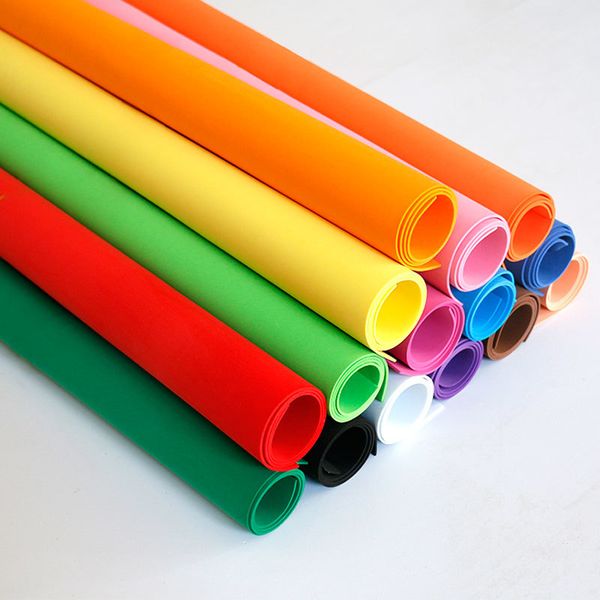 

10pcs/lot 2mm thick pe foam paper handmade sheets sponge scrapbooking crafts for flowers background diy handmade gift card