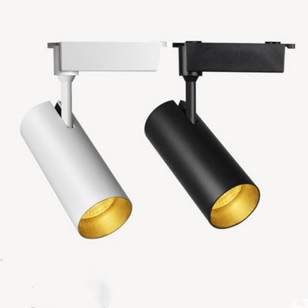 2019 Led Track Light Track Lighting Cob 15w 30w 40w Clothing Shop Windows Showroom Exhibition Spotlight Ceiling Rail Spot Lamp From Yuemingled