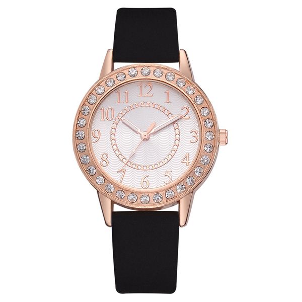 

brand leather strap wristwatch women watches simple fashion quartz watch for ladies female clock montre femme, Slivery;brown